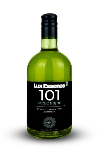 Orzeźwiający syrop Lux Essenzo - 101 Baltic Mojito o smaku mięty i limonki.