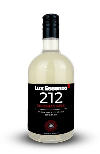 Syrop Lux Essenzo - 212 Bohemia Mule – pikantna nuta imbiru i świeżość limonki.
