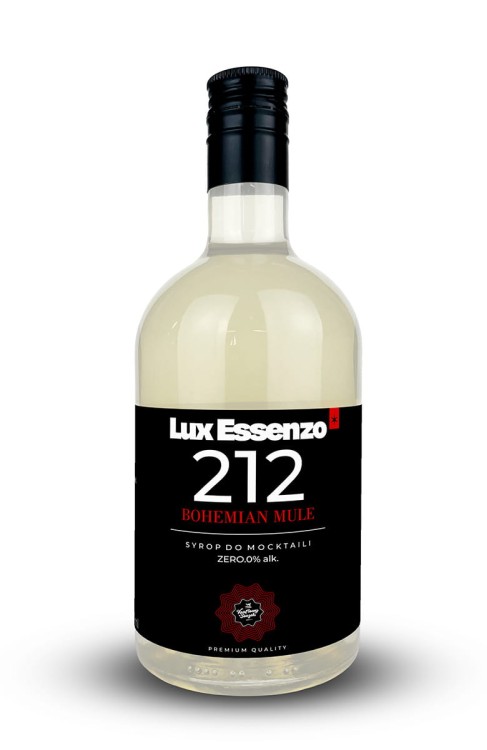 Syrop Lux Essenzo - 212 Bohemia Mule – pikantna nuta imbiru i świeżość limonki.